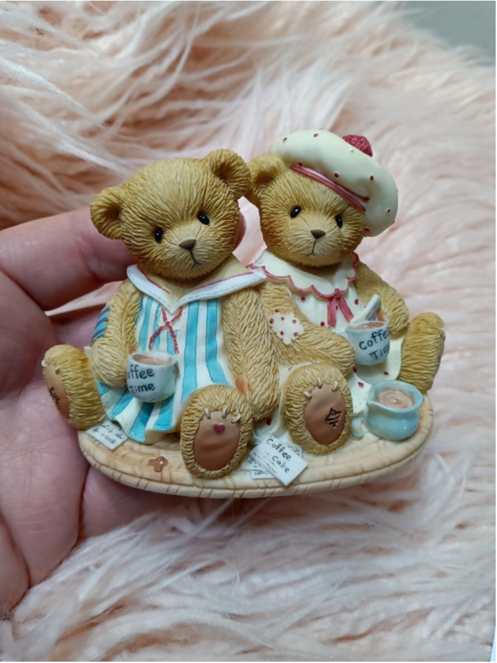 Cherished Teddies “Our Friendship Is The Perfect Blend” Marnie & Rissa Coffee
